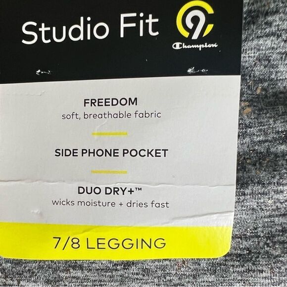 Champion High Rise Leggings With Pockets XS New - Picture 6 of 9